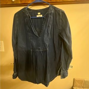 Loft Jean blouse